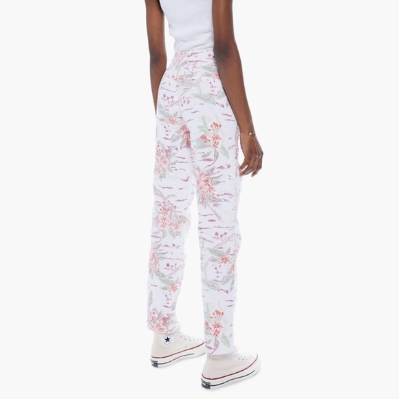 Mother Denim The Springy Ankle in Aloha High Waisted Straight Leg Jeans, Size 26 - Picture 4 of 4